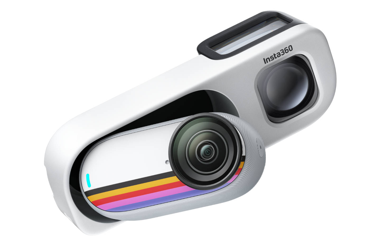 Insta360’s Retro Viewfinder Gives Tiny Action Cams a Waist-Level Film Camera Soul