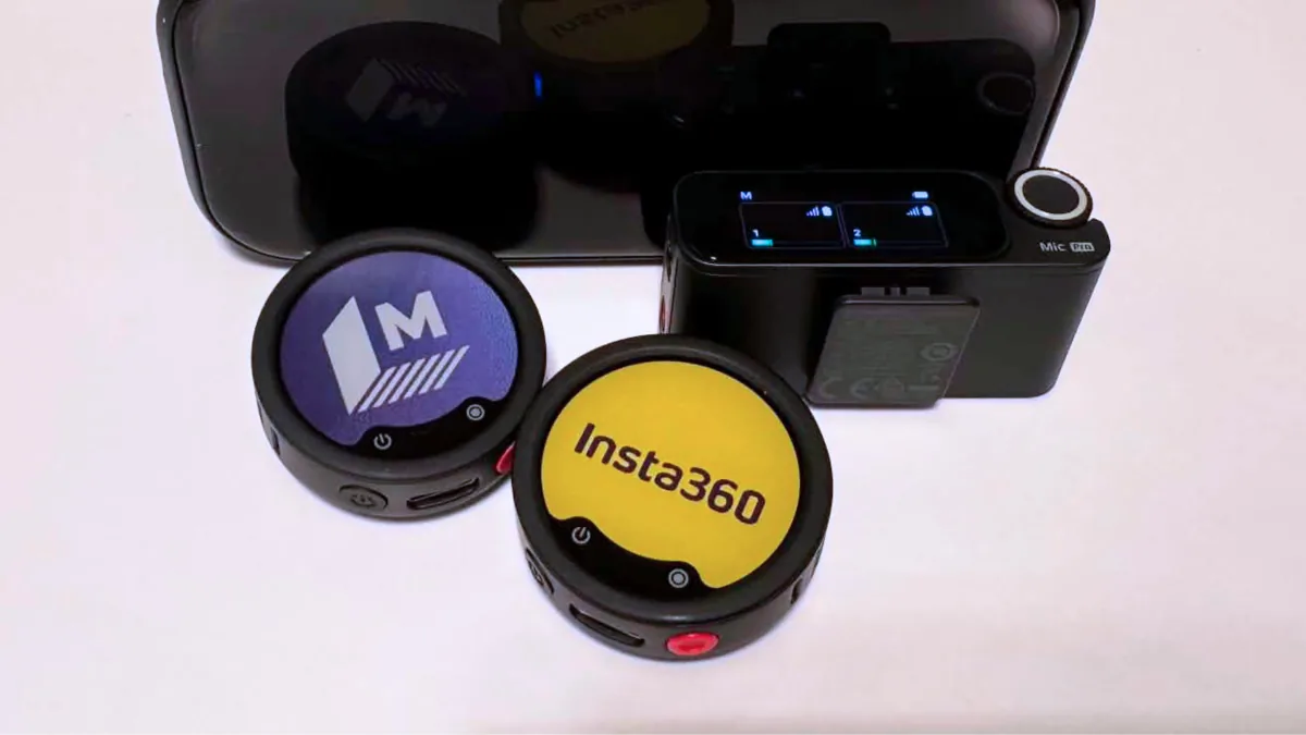 Insta360 Mic Pro’s E-Ink Display Turns Wireless Mics Into Custom Branding Canvas