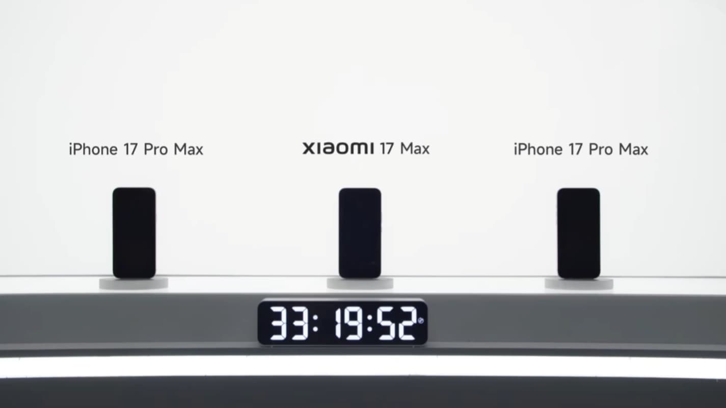 Xiaomi 17 Max Pushes Past 33 Hours of Video Playback with 8000mAh Jinshajiang Battery