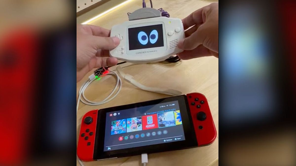 Modder Revives Game Boy Advance Link Cable Magic on Nintendo Switch