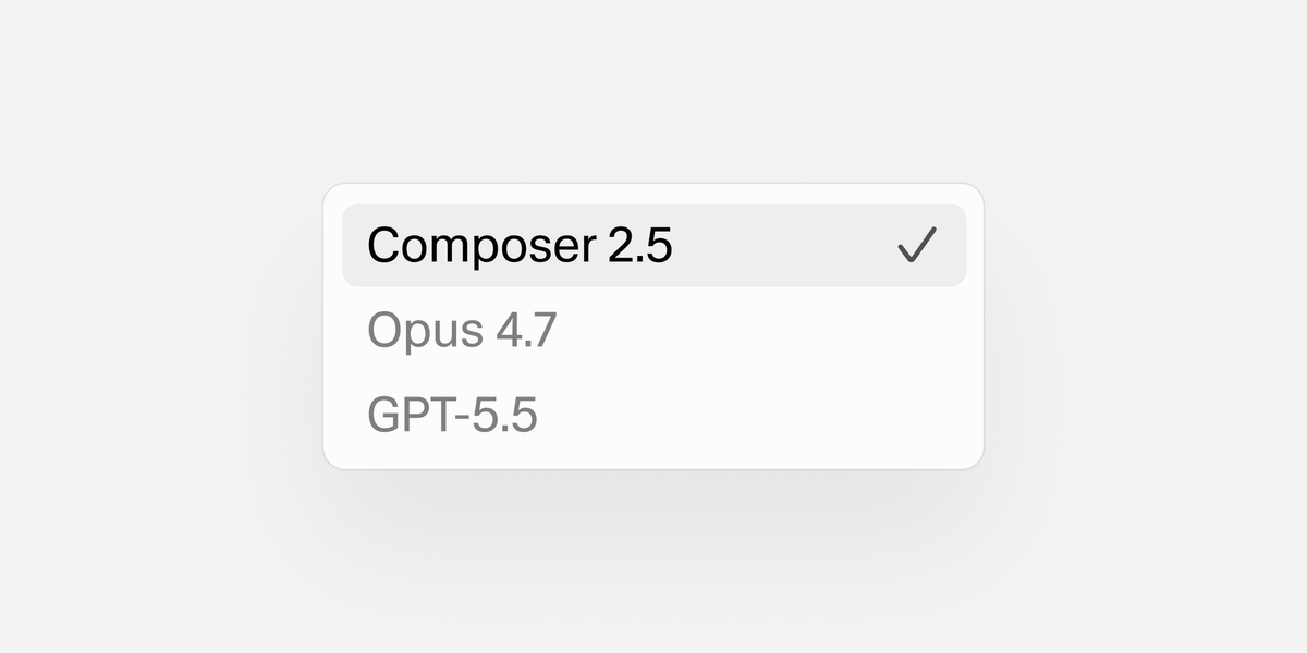 Cursor’s Composer 2.5 Delivers Claude-Level AI Coding at a Fraction of the Cost