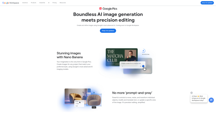Google Pics Brings AI Image Generation Directly Into Workspace for Collaborative Teams