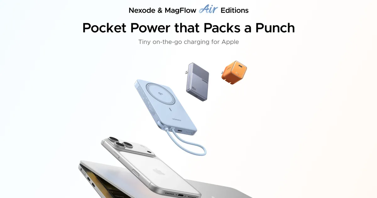 Ugreen’s Pocket-Sized MacBook Chargers Prove You Don’t Need a Brick for Travel