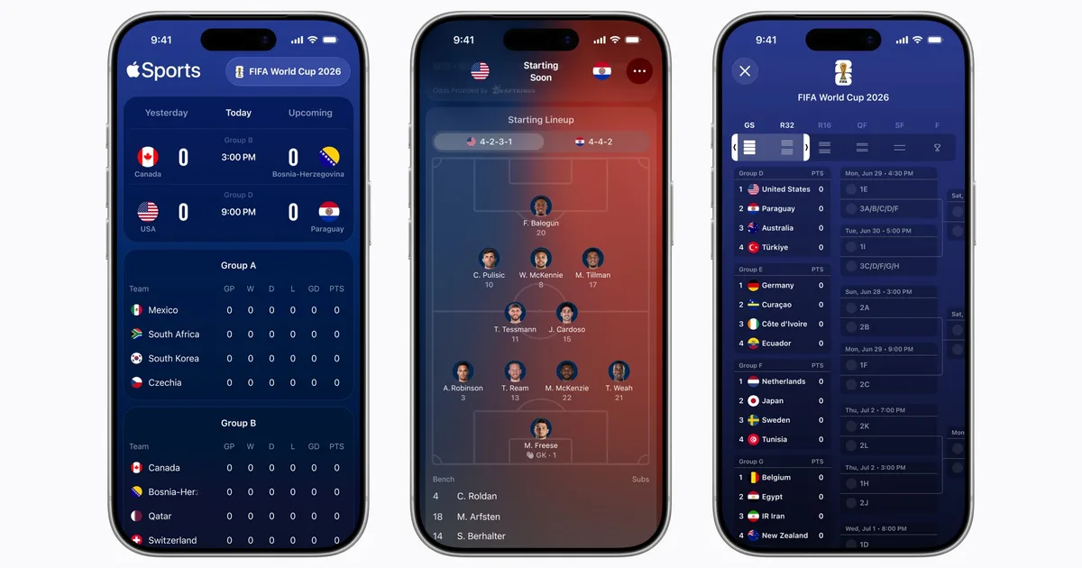 Apple Sports Goes Global With World Cup Tools, But Local Leagues Are Left on the Bench
