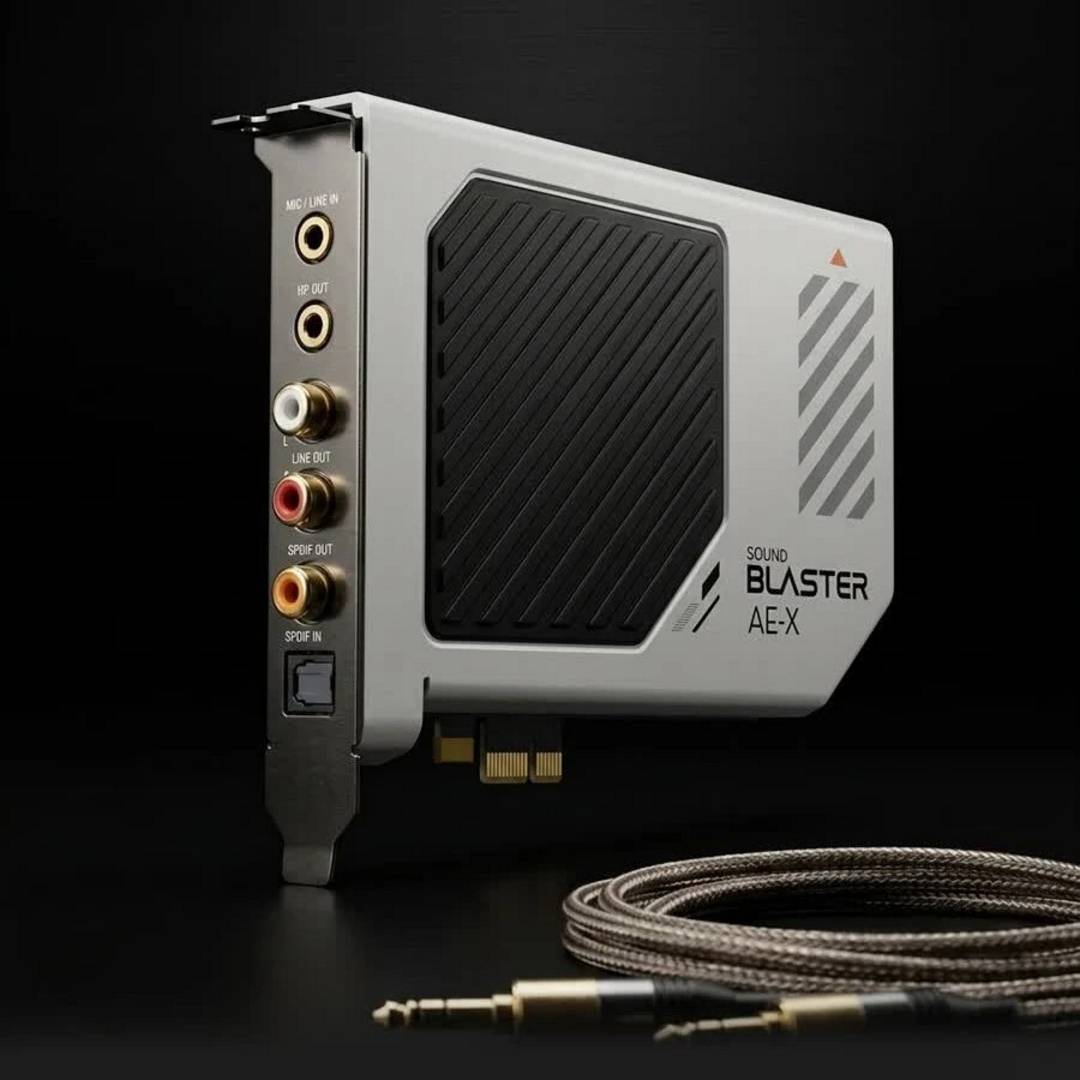 Creative Sound Blaster AE-X: Studio‑Grade 32‑Bit Audio for Demanding PC Audiophiles