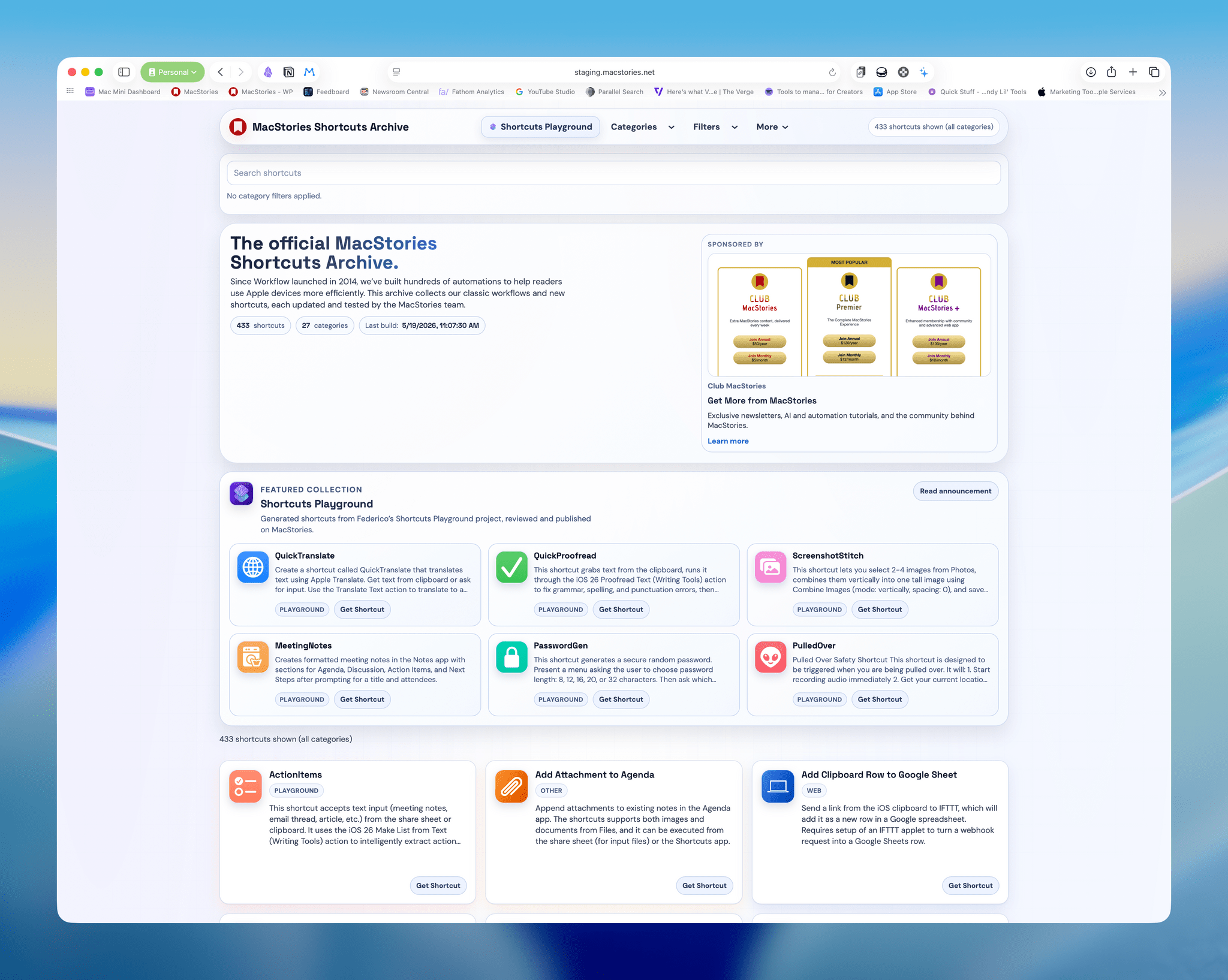 MacStories Shortcuts Archive Gets a Major Redesign and a Smarter Way to Discover iOS Automations