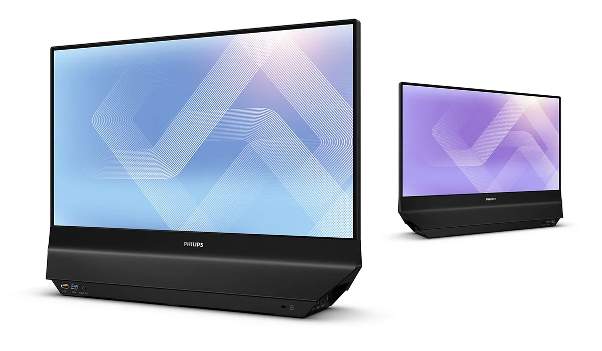 The Dual-Sided Monitor Redefining How Teams Share Information at a Single Desk