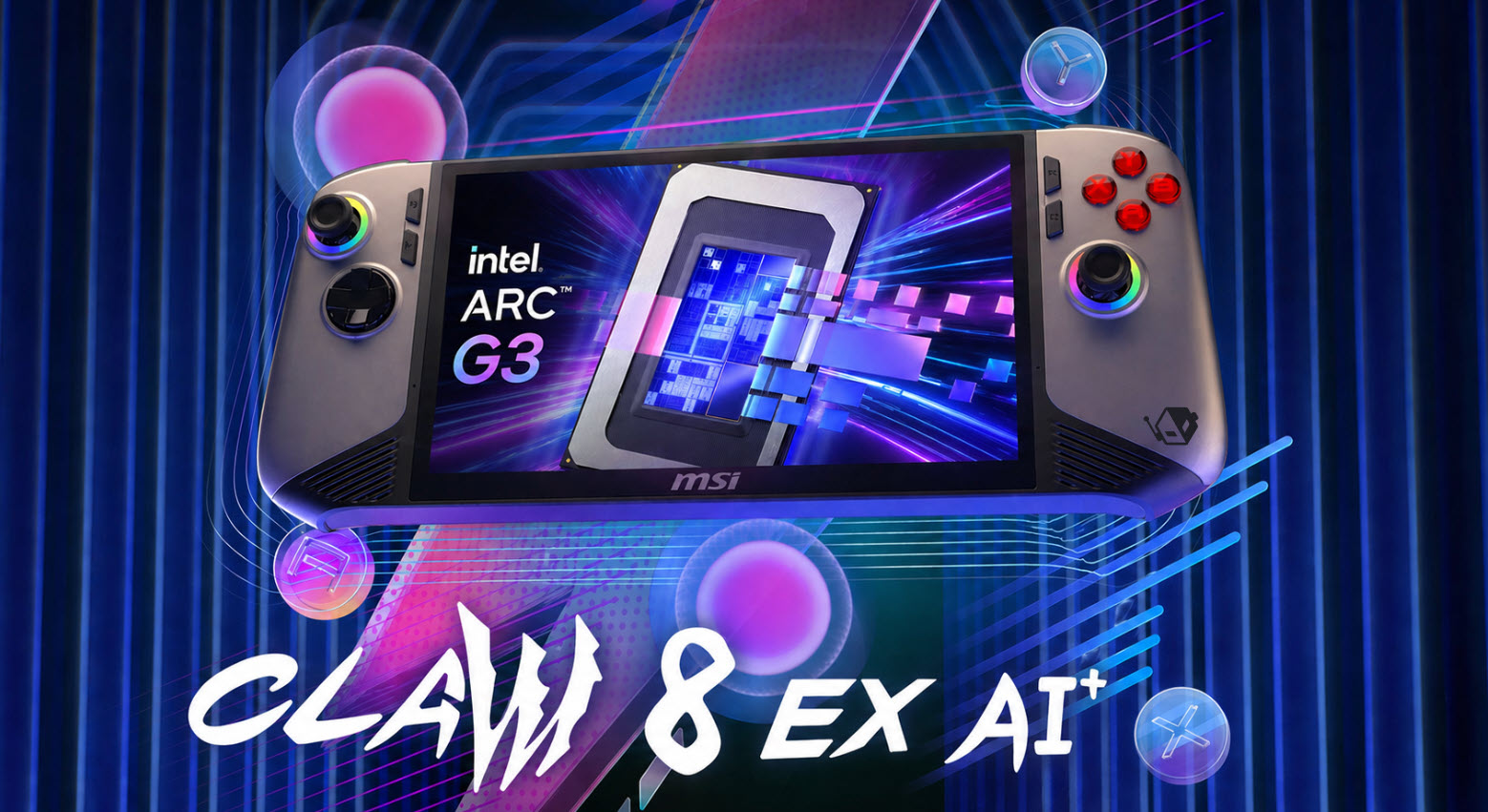 MSI Claw 8 EX AI+ Debuts With Intel Arc G3 Extreme and Premium Launch Pack Bundle
