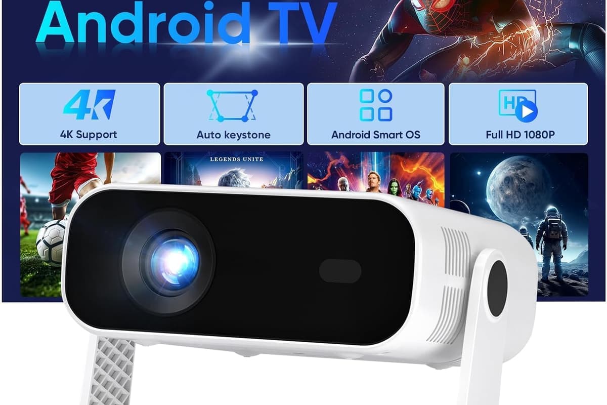 4K Smart Projectors Drop Below £100: Android Streaming and Auto-Focus Now at Entry-Level Prices