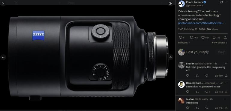 Zeiss Announces a New Horizon in Lens Technology: What Third-Party Users Should Expect