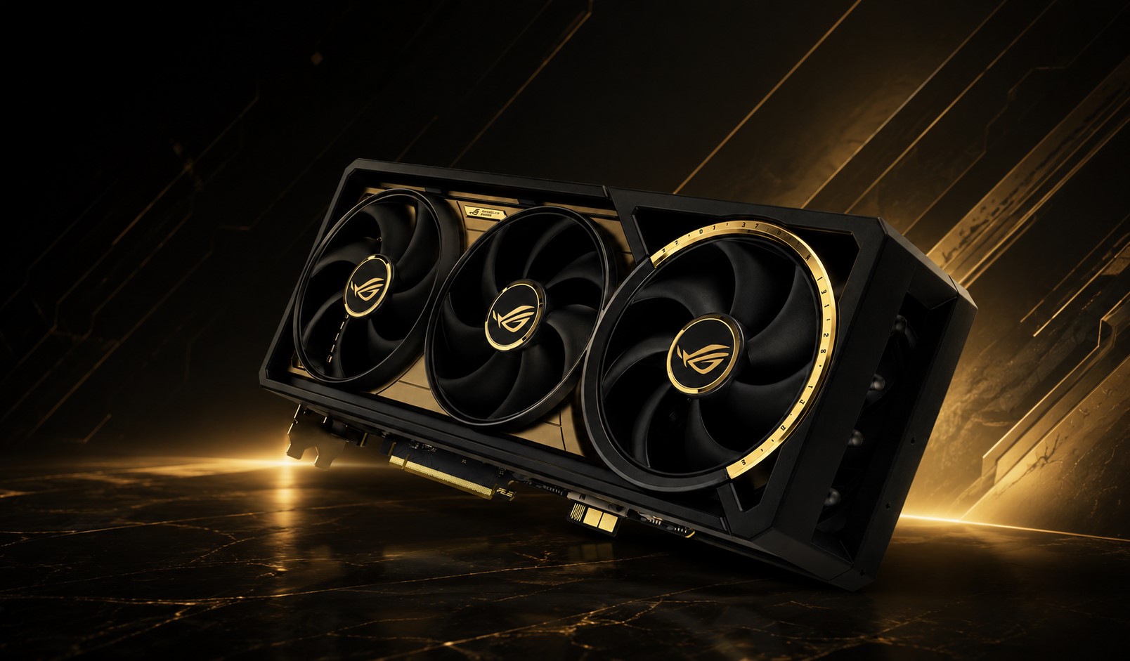 ASUS ROG Astral RTX 50 Series Marks 20th Anniversary With Golden-Black Flagship Design