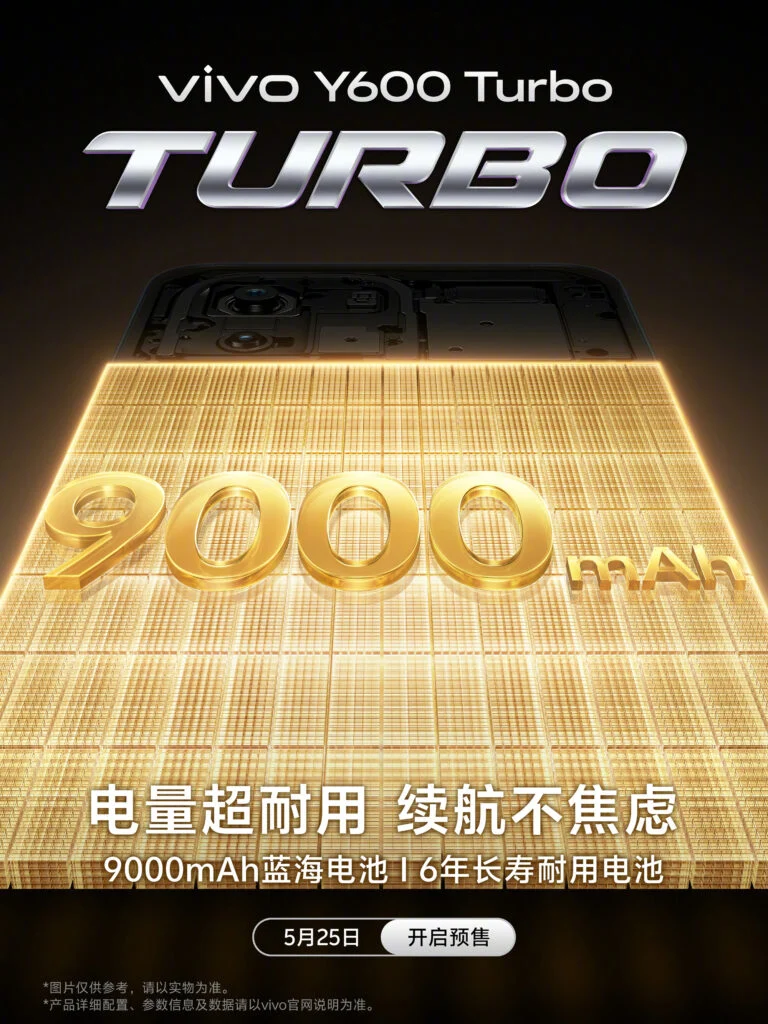 Vivo Y600 Turbo Debuts With 9,020mAh Battery and 165Hz OLED: A New Benchmark for Budget Endurance