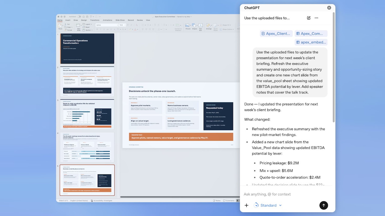ChatGPT Is Now Inside Your Favorite Apps: PowerPoint, Shopping, and Personal Finance