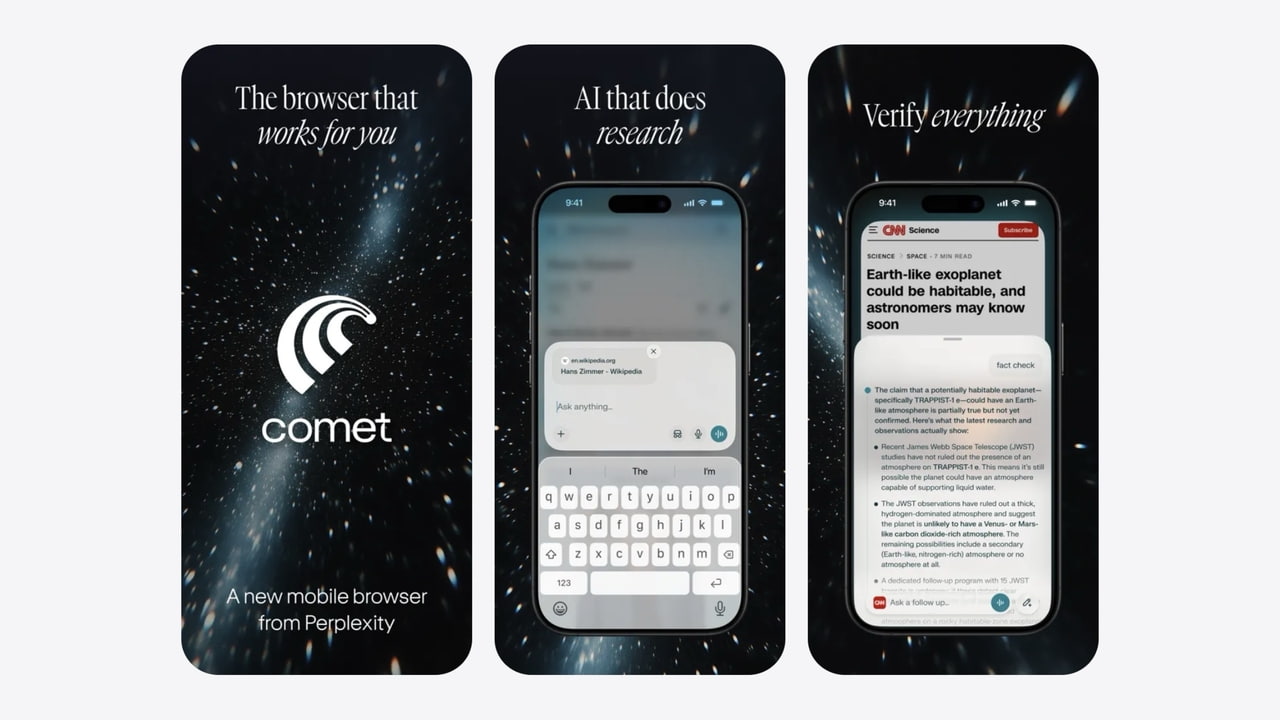 Perplexity’s Comet AI Browser Brings Phone Actions and Finance Deep Dives to iPhone and iPad