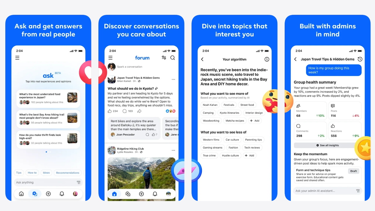 Meta’s Forum App Turns Facebook Groups Into a Reddit-Style Knowledge Hub