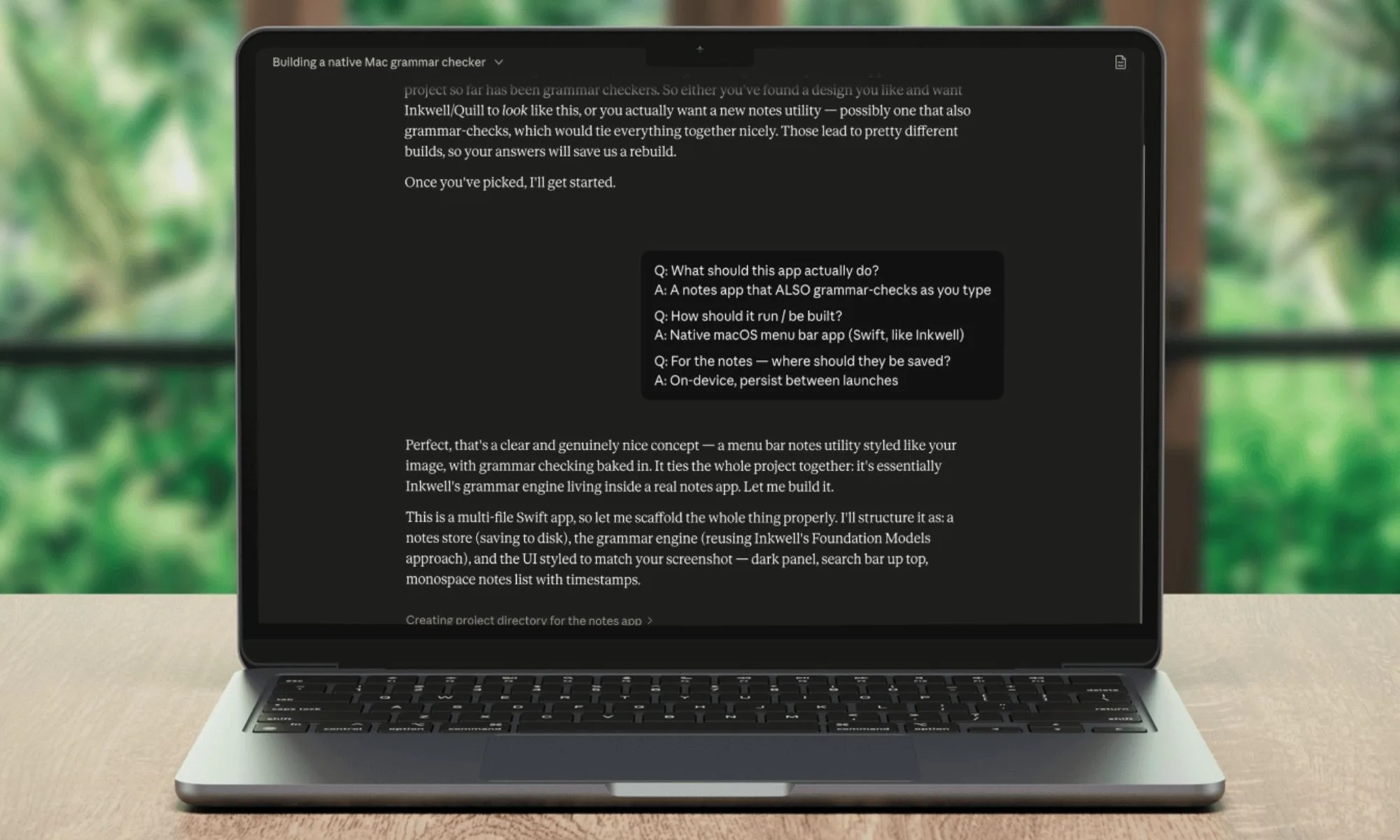 I Built a Grammarly Replacement Without Writing Code