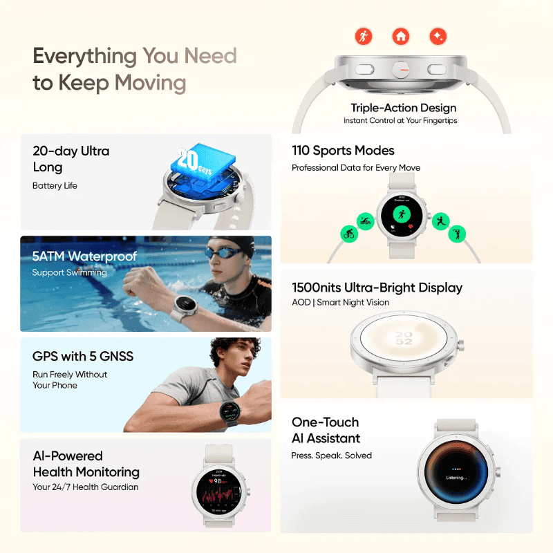 Smartwatches With 20+ Day Battery Life Are Finally Here—Here’s How They Compare