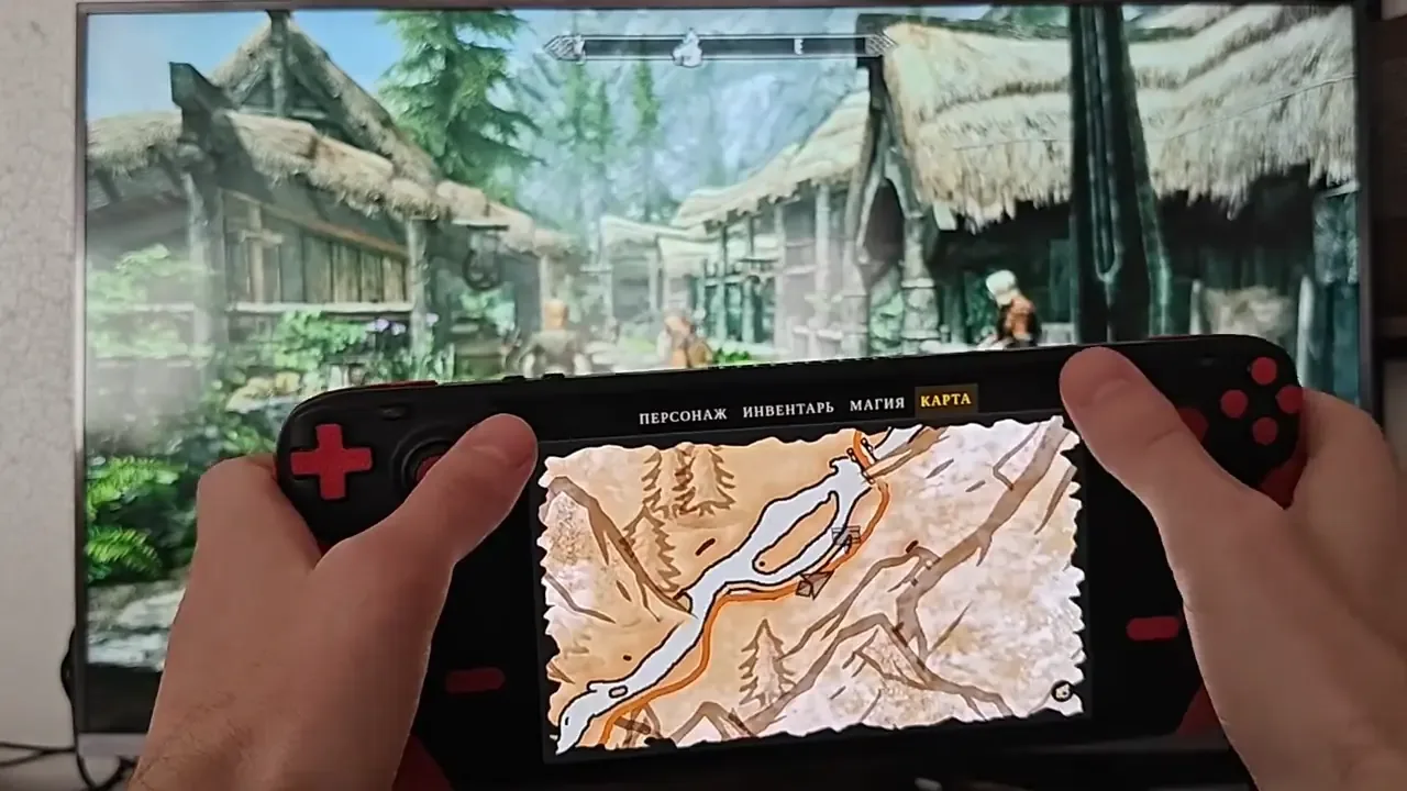 How to Play Skyrim in a Wii U-Style Layout on Steam Deck