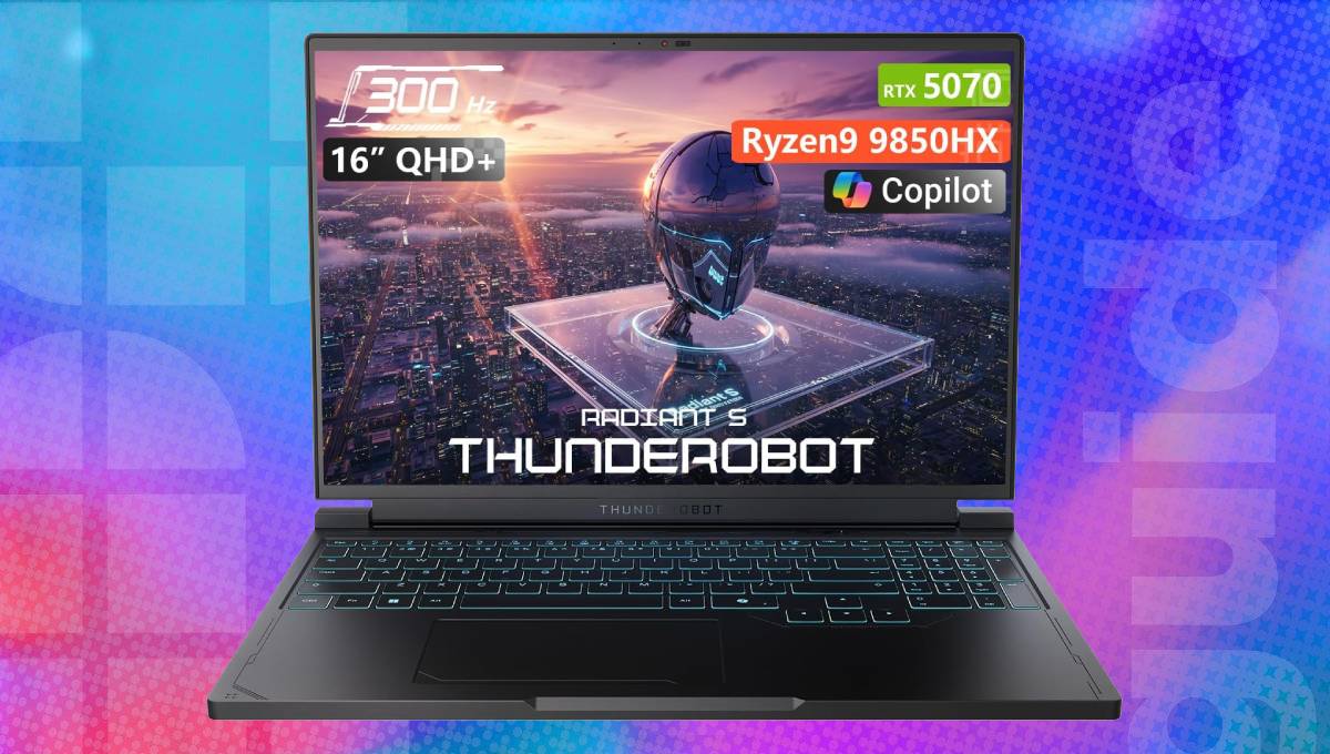 RTX 5070 Gaming Laptop with Ryzen 9 and 300Hz Display Drops Under $1,500 on Amazon