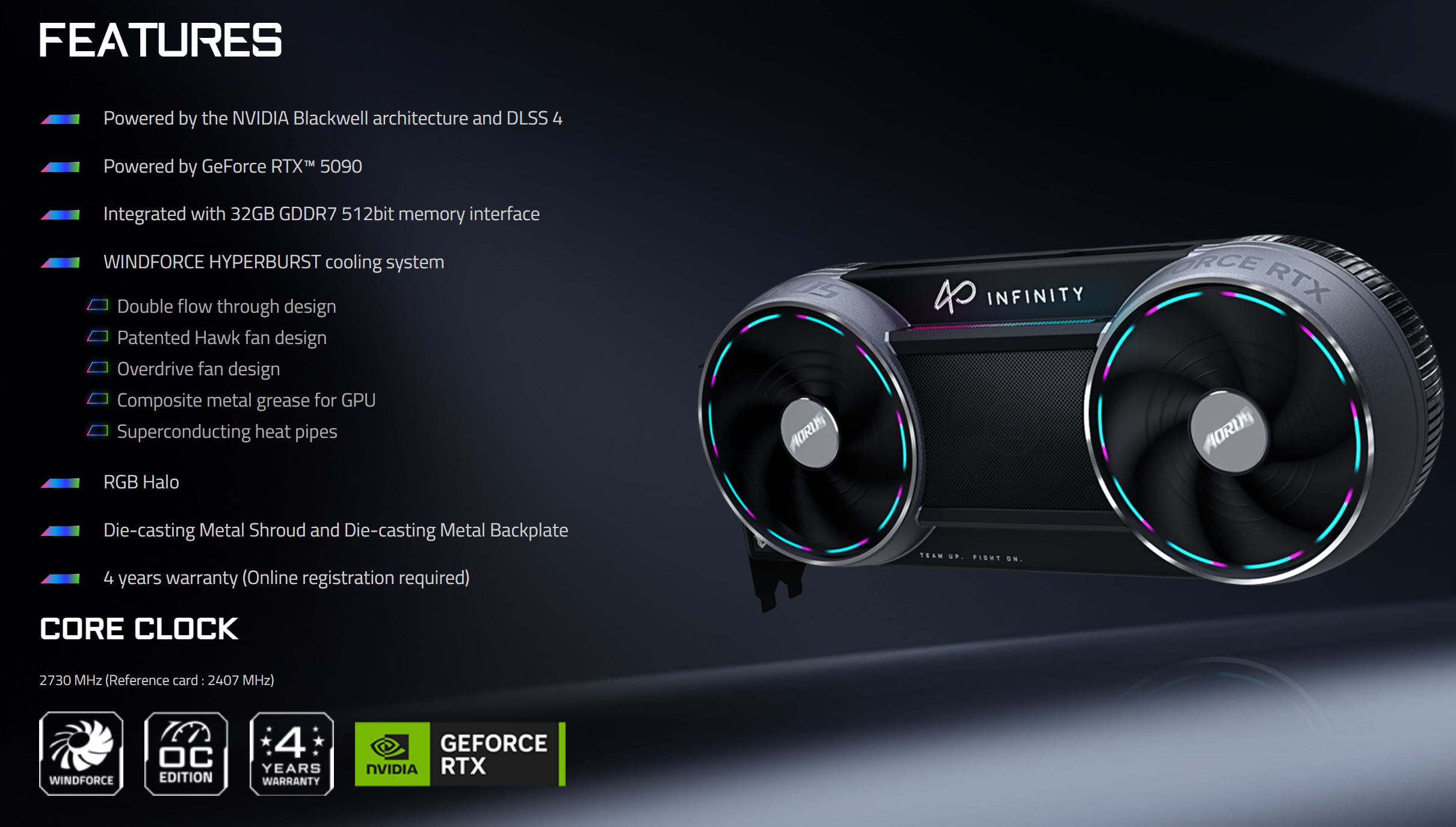 ASUS and GIGABYTE Push Custom RTX 50 Cards Beyond Reference With Extreme Cooling and Design