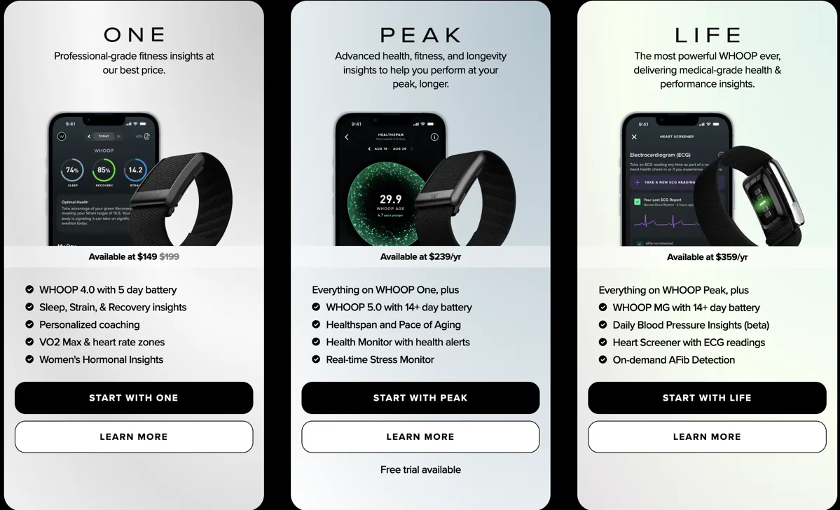 Fitbit Air vs Whoop 5.0: Which Screenless Fitness Tracker Actually Wins?