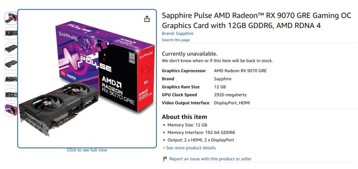 Radeon RX 9070 GRE Steps Beyond Its Original Market, Pressuring Sub-$600 GPUs