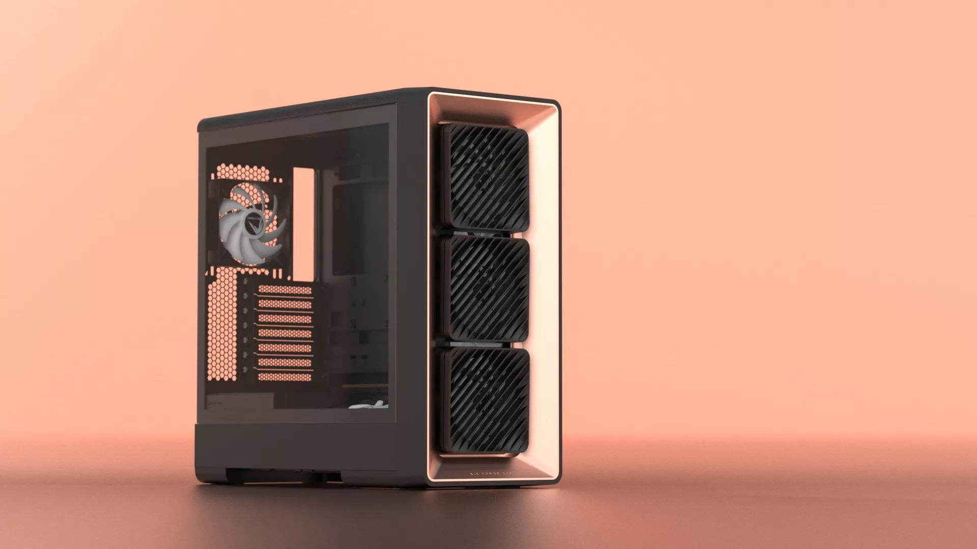 Formula V Line’s Air Power G10 Reimagines PC Case Airflow With Front-Tilting Intake Fans