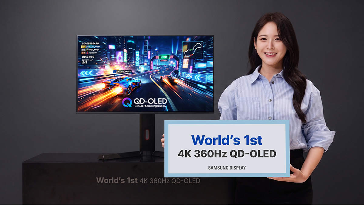 Samsung’s 4K 360Hz QD‑OLED Gaming Panel Redefines High Refresh Rate Displays
