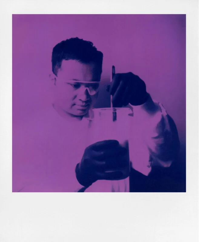 How Polaroid’s Waste-Based Purple Film Is Reframing Instant Photography