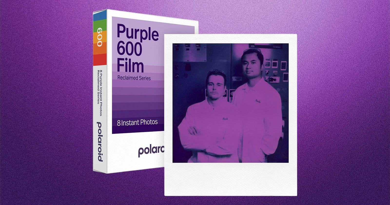 How Polaroid’s Waste-Based Purple Film Is Reframing Instant Photography