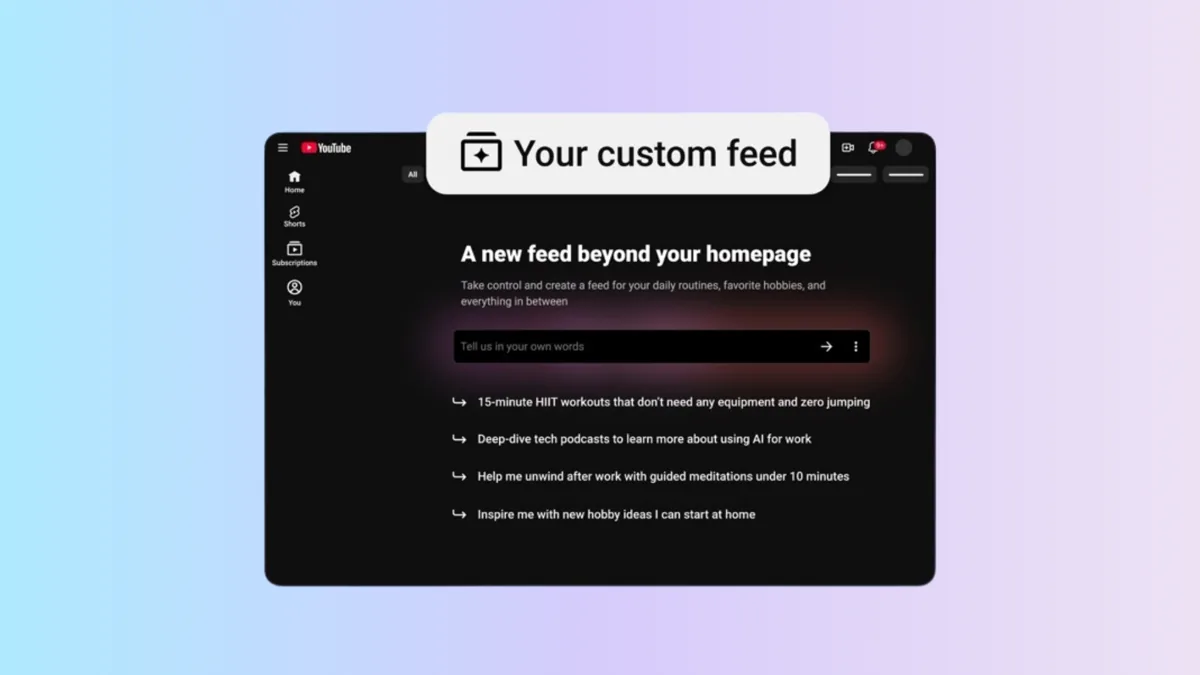 How to Use YouTube’s New AI Feed Builder for Custom Video Streams