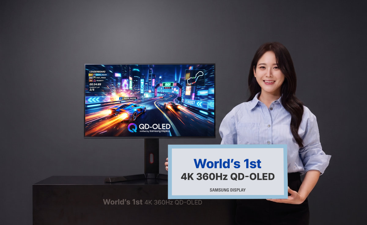 Samsung’s 4K 360Hz QD‑OLED Panel Redefines Gaming Monitors