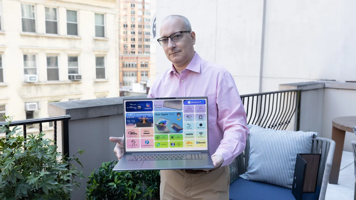 Acer’s 18-Inch Aspire AI Laptop Pushes Big Screens Mainstream