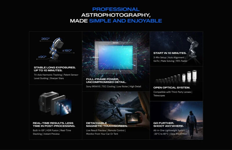 ArcBlue C42 Redefines Smart Full-Frame Astrophotography