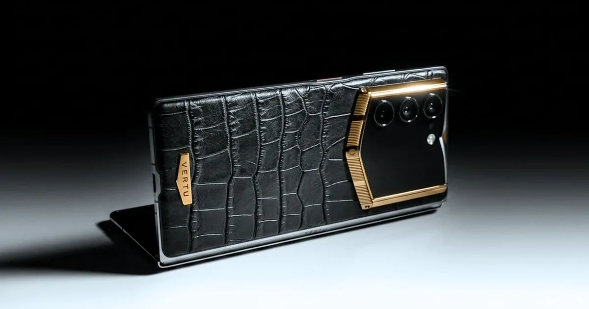 Vertu AlphaFold Turns the Luxury Foldable Phone Into a Status Symbol