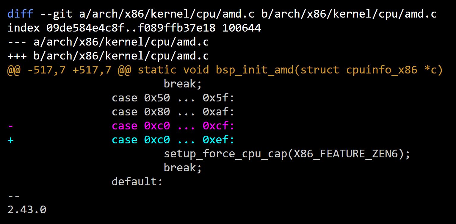 AMD Zen 6 Desktop CPUs Reportedly Taped Out as Linux Adds 32+ SKUs