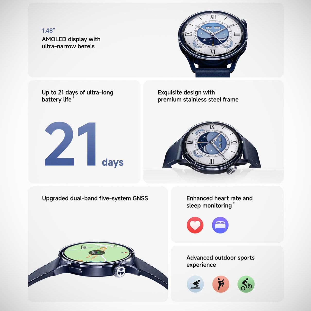 Xiaomi Watch S5 46mm Marries 21-Day Battery With 2500-Nit AMOLED Brilliance