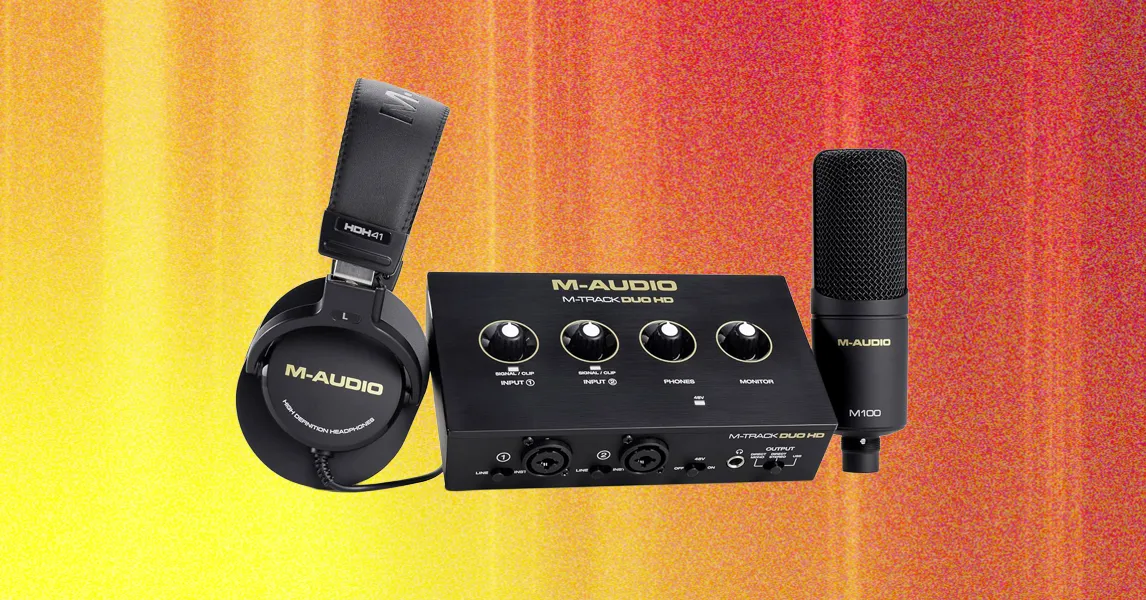 The M-Track Duo HD Producer Pack Makes Pro Podcast Audio Affordable