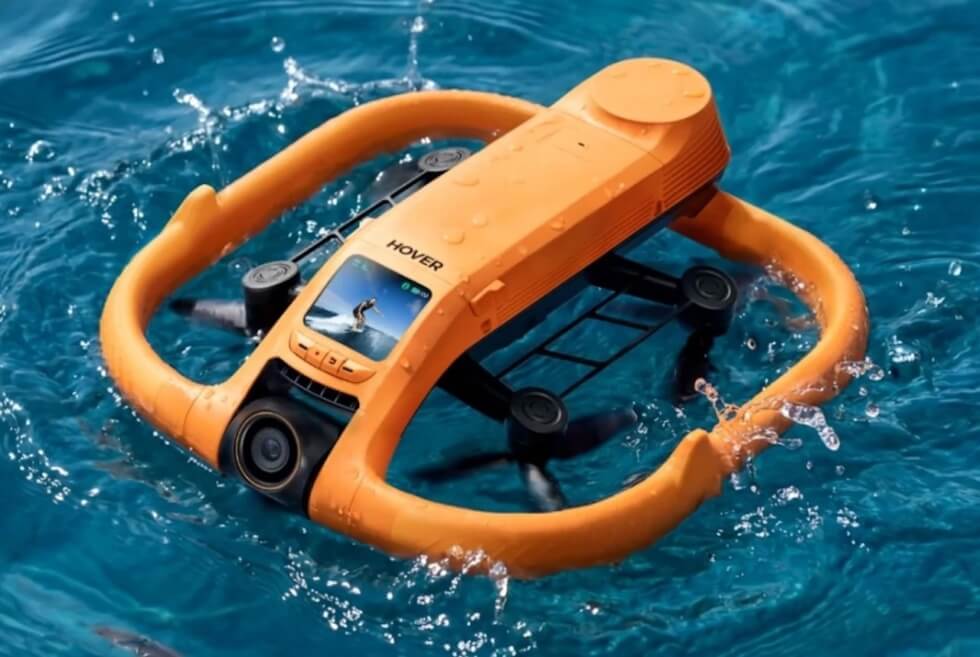Waterproof Camera Drones Take Flight With HOVERAir AQUA