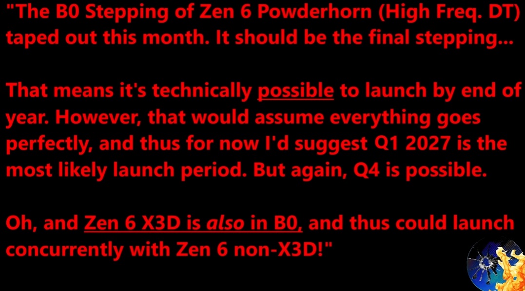 AMD Zen 6 Desktop CPUs Reportedly Taped Out as Linux Adds 32+ SKUs
