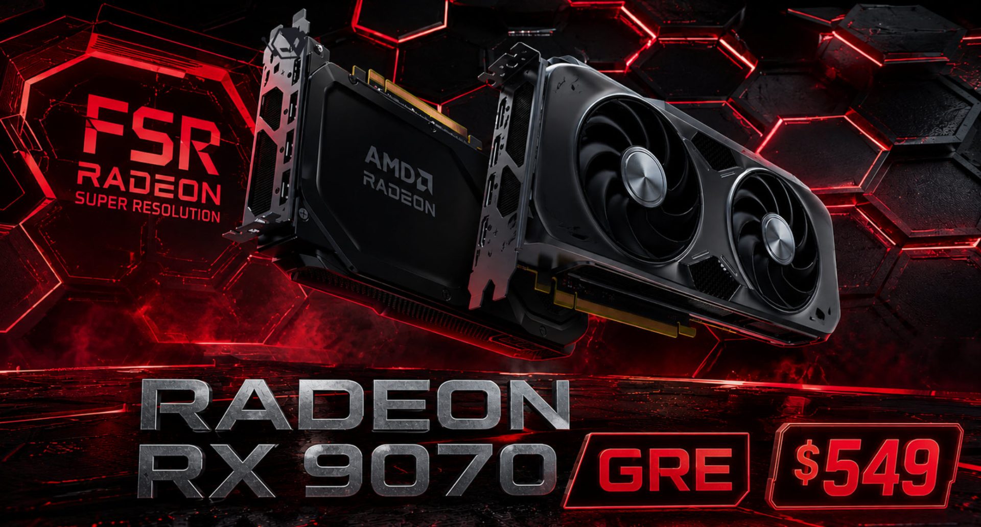 AMD's RX 9070 GRE Goes Global at $549: Powerful, But Puzzling