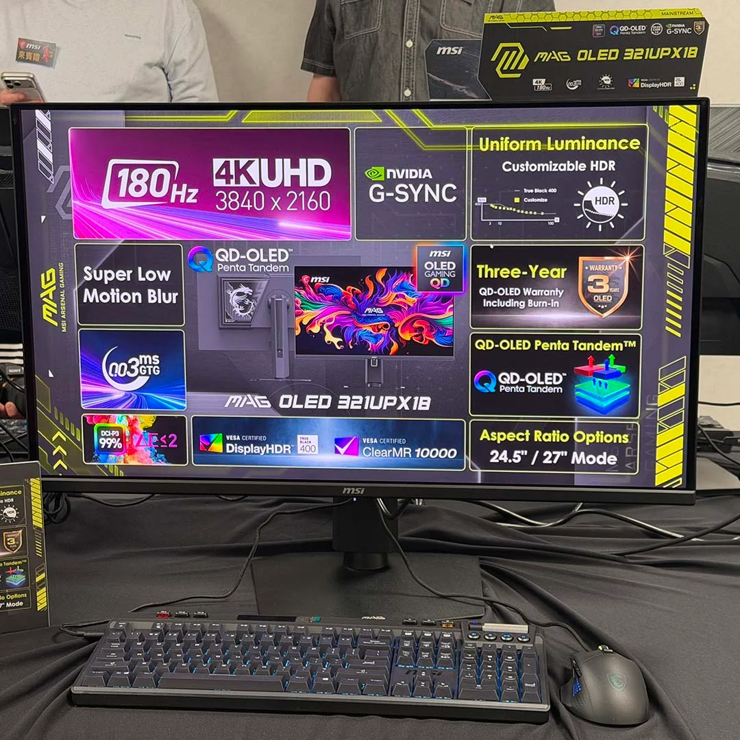 MSI’s New Gaming Monitors Marry 5K Mini‑LED and Triple‑Mode QD‑OLED