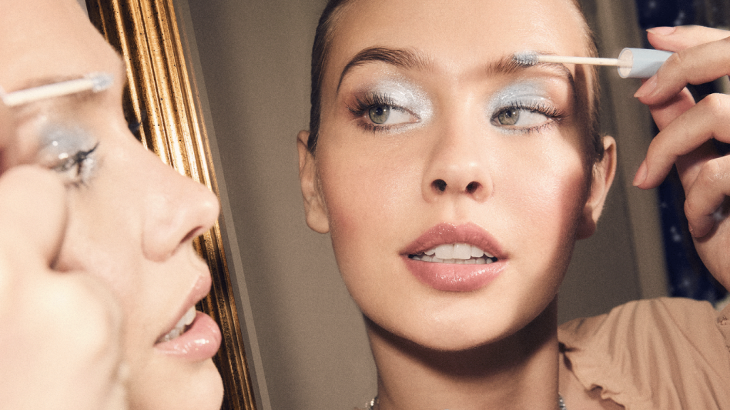 Sparkly Beauty Is Replacing Clean Girl Makeup This Summer