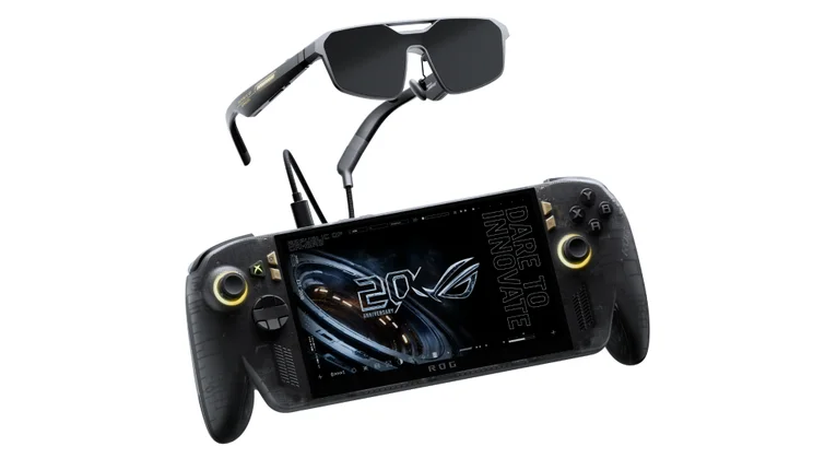 ASUS ROG Ally X20 Pairs Upgraded Handheld Gaming with AR Glasses