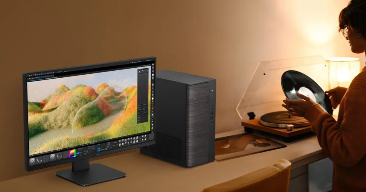 Asus V700 Mini Tower Brings Wood-Grain Warmth to Desktop Design