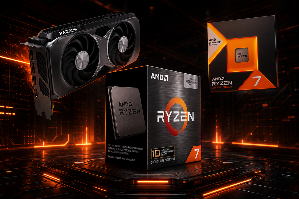 AMD's Budget Gaming Play: Revived 5800X3D, New 7700X3D and RX 9070 GRE