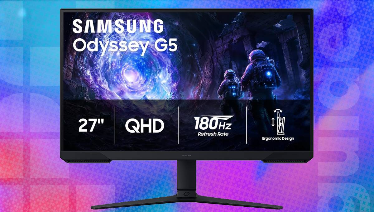 Samsung Odyssey G5 32-inch QHD 180Hz Gaming Monitor Hits Record Discount