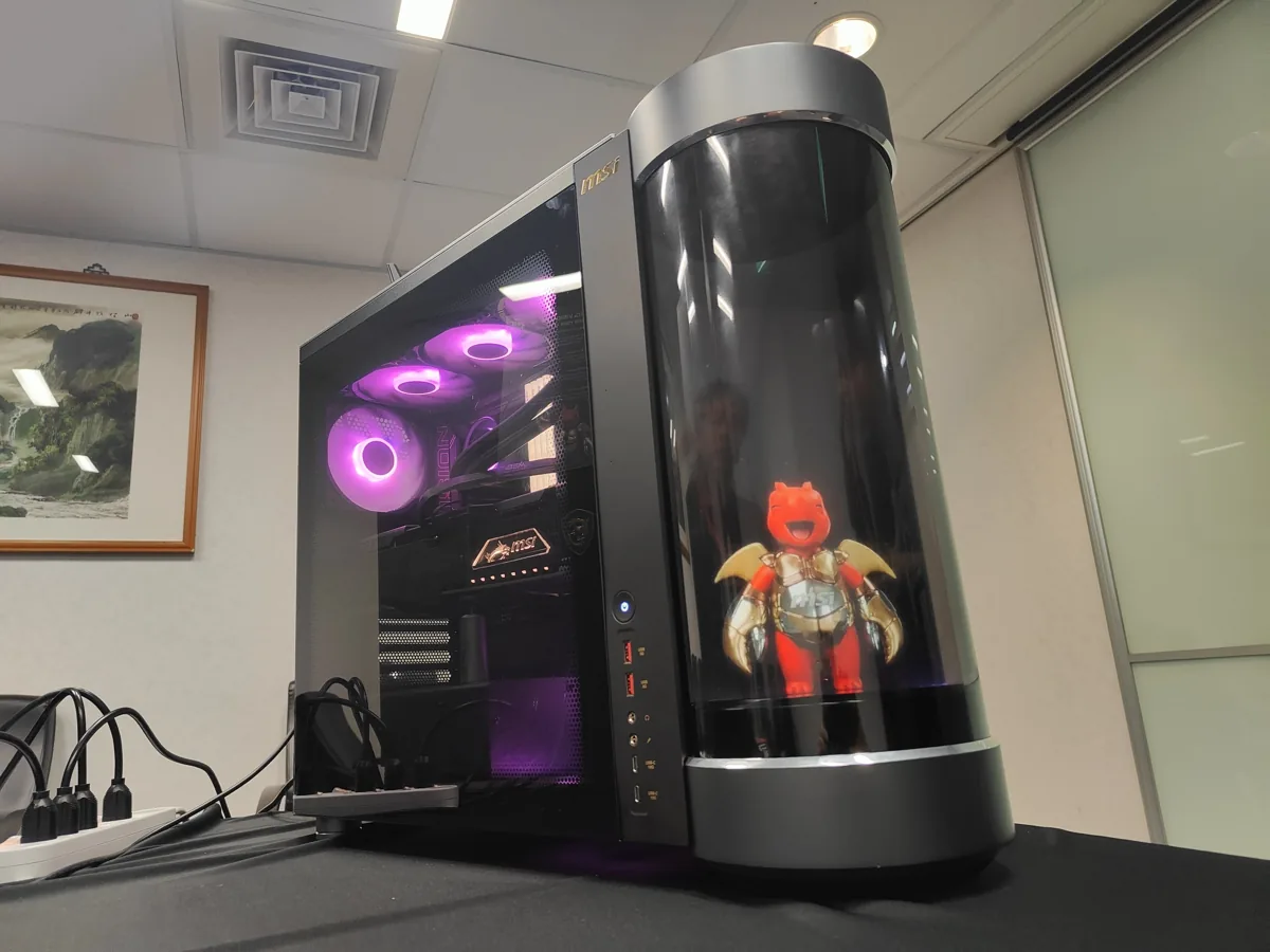 MSI MEG Vision X2 AI+ Turns Gaming Desktops Into Interactive Holographic Companions