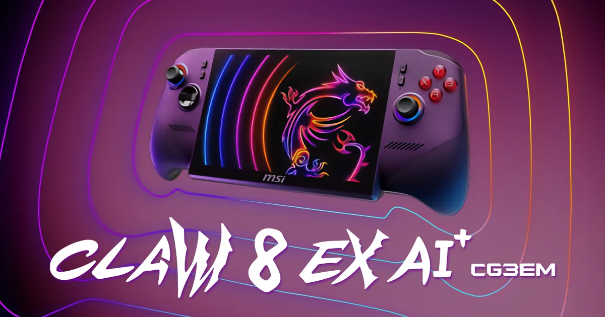MSI Claw 8 EX AI+ Takes Aim at Steam Deck with Intel Arc Power