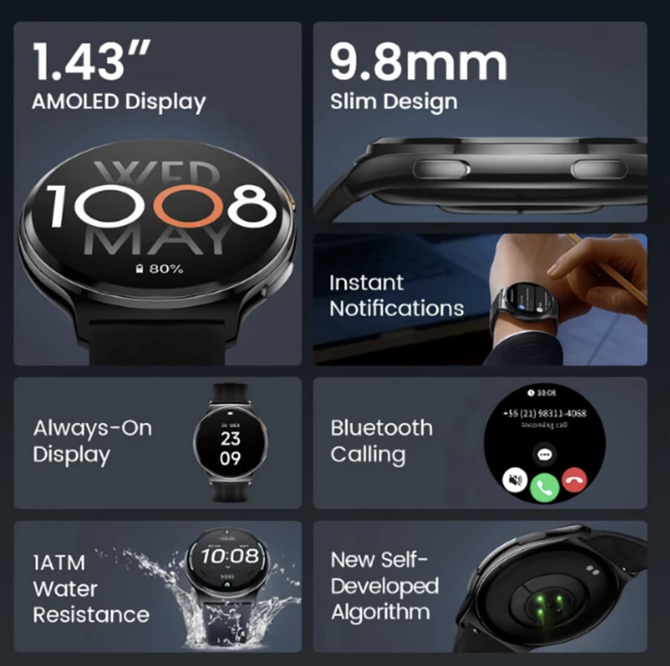 AMOLED Smartwatches Under $300: Premium Displays at Mid-Range Prices